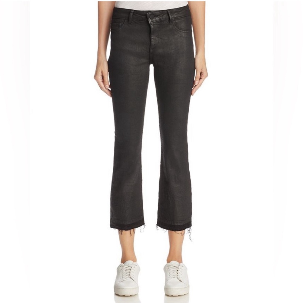DL1961 Lara Midrise Intrasculpt Cropped Boot Jeans - Picture 2 of 10